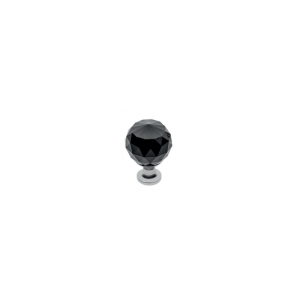 Gałka meblowa Crystal Palace fi20mm czarny kryształ GZ-CRPA20-A1
