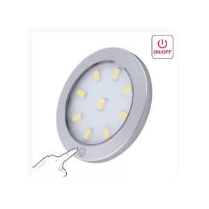 Oczko led z wyłącznikiem 3w xl aluminium barwa biała ciepła