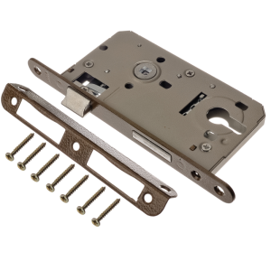 Zamek do drzwi 72/50 wpuszczany na wkładkę  JANIA Z081