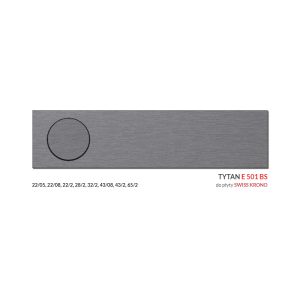 Obrzeże meblowe PCV 32mm /2mm Tytan 501 BS Schilsner