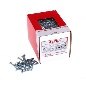 Wkręty uniwersalne ASTRA 4x25 - 1000 sztuk