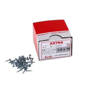Wkręty uniwersalne ASTRA 3x16 - 1000 sztuk