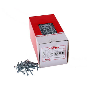 Wkręty uniwersalne ASTRA 3,5x40 - 1000 sztuk