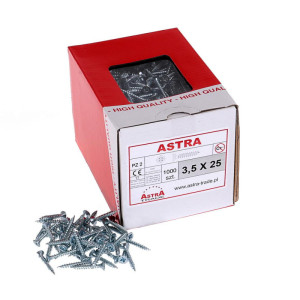 Wkręty uniwersalne ASTRA 3,5x25 - 1000 sztuk