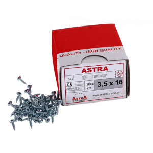 Wkręty uniwersalne ASTRA 3,5x16 - 1000 sztuk