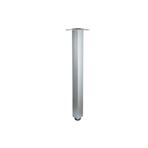 Noga meblowa kwadratowa wys.71 aluminium
