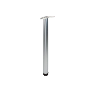 Noga meblowa okrągła wys.71 aluminium