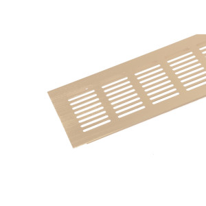 Kratka wentylacyjna 250 x 80 mm INOX stal drapana