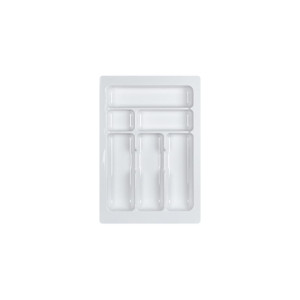 Wkład do szuflady 40 na sztućce COMFORT biały (335x490)