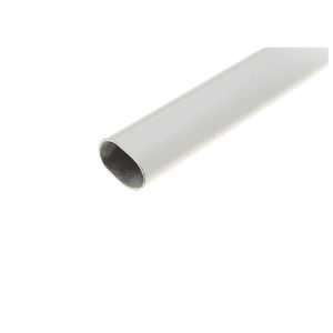 Drążek owalny biały 1m
