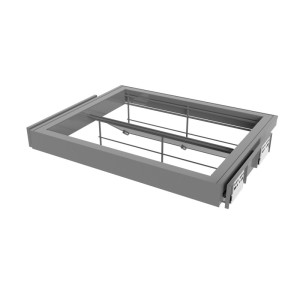 Szuflada na obuwie Royal 60 cm perłowo szara