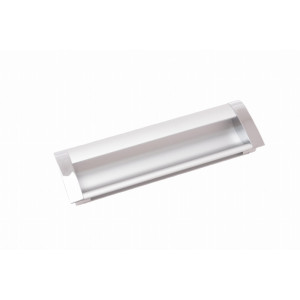 Uchwyt wpuszczany Tafla 128 mm aluminium/chrom