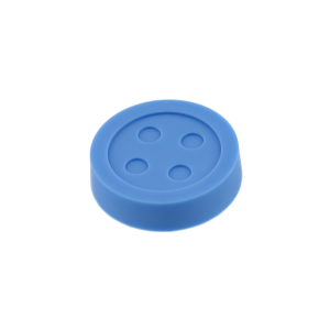 Uchwyt meblowy gumowy Button niebieski