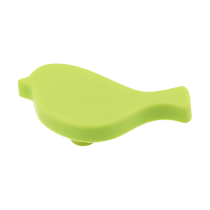 Uchwyt meblowy gumowy Twitt zielony