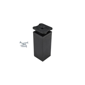 Noga meblowa Dn-027 40x40 h-100mm czarny mat