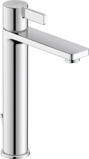 Bateria umywalkowa jednouchwytowa  Duravit D-Neo L 27 cm z korkiem chrom DE1030001010 @