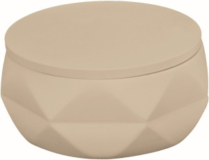 Kleine Wolke Crackle Jar - Pojemnik łazienkowy Sandbeige 8046226873