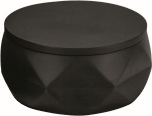 Kleine Wolke Crackle Jar - Pojemnik łazienkowy Black 8046926873