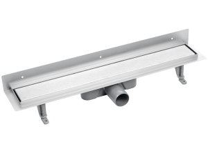 Odpływ liniowy przyścienny 70 cm Laveo Basso stal COB_271D
