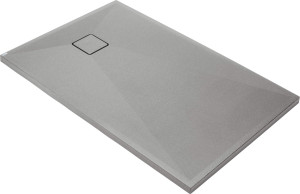 Brodzik prostokątny 140 x 80 cm Deante Correo szary metalik KQR_S48B