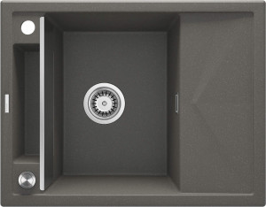Zlewozmywak granitowy Deante Magnetic antracyt 1 Z/KO 640X500X219, 3,5