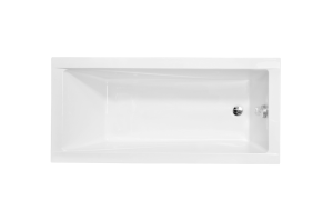 Wanna prostokątna Besco Modern Slim 140x70 cm biały WAM-140-SL