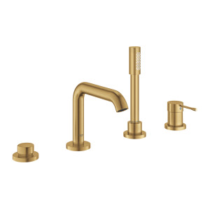GROHE Essence - bateria wannowa 4-otworowa brushed cool sunrise 25251GN1