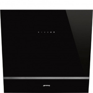 Okap przyścienny Smeg Linea Czarne szkło KV26N