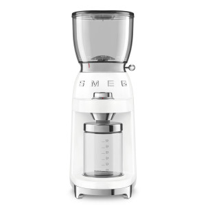 Młynek do kawy Smeg 50's Style biały CGF11WHEU