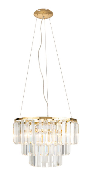 Lampa wisząca MaxLight Monaco Ø42 cm złota P0423
