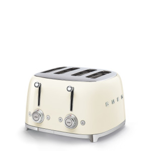 Toster na 4 kromki Smeg 50's Style kremowy TSF03CREU