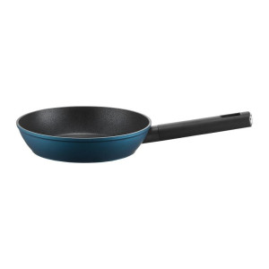 Patelnia z powłoką Qualum Basic 20 cm Ambition Azzurro 813126