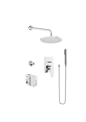 Zestaw prysznicowy 7w1 Vitra Q-Line chrom