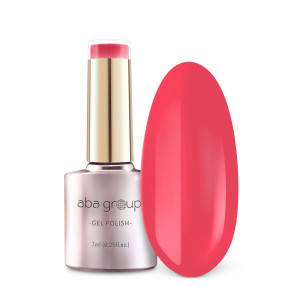 Aba Group Lakier hybrydowy do paznokci Malinowy Czerwony 748 Raspberry Reddy - 7 ml - Elda Beauty