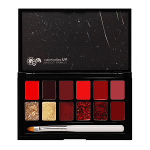 MANI KING Paletka 12 gelových laků Ruby Glimmer – HEMA, TPO Free