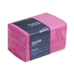Euronda Papírovo-fóliové ubrousky Towel Up! fuchsiová, 50 ks