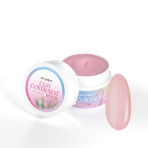 Aba Group SELF LEVELING GEL EASY COVER č. 7 Dusty Pink, budovací gel, samovyrovnávací, tlumená růžová, 15 g