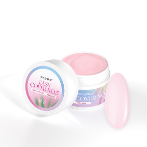 Aba Group SELF LEVELING GEL EASY COVER NR 5 Milky Pink, budovací gel, samovyrovnávací, mléčně růžový, 15 g