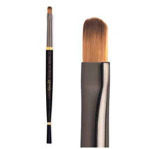 Aba Group Štětec na gel ONYX Nail Art Round Gel Brush - 6, černý
