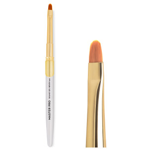 Aba Group Štětec na gel MASTER PRO Round Gel Brush #4, stříbrný