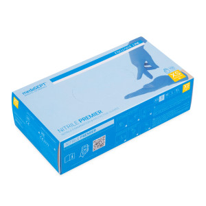 medaSEPT NITRILE PREMIER XS diagnostické rukavice, nitrilové, bez pudru, blue 100 ks.