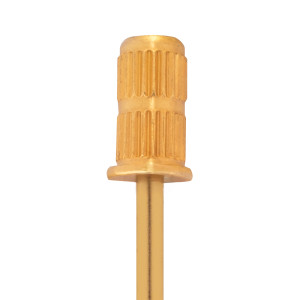Aba Group Nosič/Mandrel na Brusné Nástavce pro Manikúru 6 mm, Zlatý