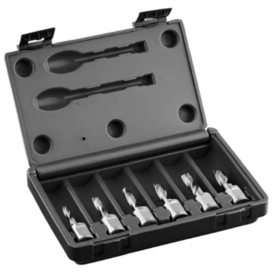 Euroboor GLOB-WK-SSPI-KIT - Zestaw wierteł krętych HSS 30 mm Weldon 19 mm - 6 szt