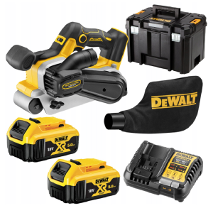 DeWalt DCW220P2 - Akumulatorowa szlifierka taśmowa 18 V