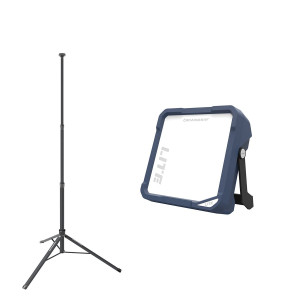 SCANGRIP VEGA LITE COMPACT - Nieoślepiająca sieciowa lampa robocza 4000 lm + statyw 2 m