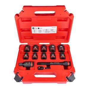 MILWAUKEE 4932480456 - Zestaw nasadek udarowych 1/2'' 13 el.