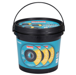 Makita D-82024 - Zestaw tarcz listkowych do metalu w wiaderku 125x22.23 MM - 15 szt