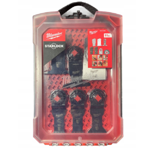 Milwaukee General 11pc Set - 11pc - Zestaw 11 szt. brzeszczotów do multinarzędzia