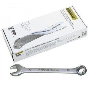 Proxxon PR23822 - Zestaw kluczy płasko-oczkowych 6-32 MM - 21 elementów
