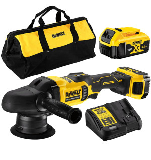DeWalt DCM848P2 - Akumulatorowa polerka mimośrodowa 125 MM